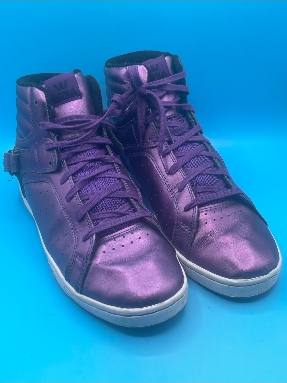 Supra Suprano Purple high-top sneakers